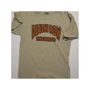 Death Row Records Double-sided Graphic Tee T-Shirt (L)